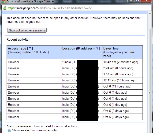 Gmail Logout Other Sessions