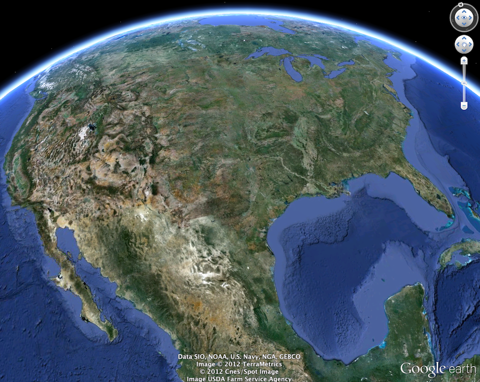 Google Earth Live Satellite 2012