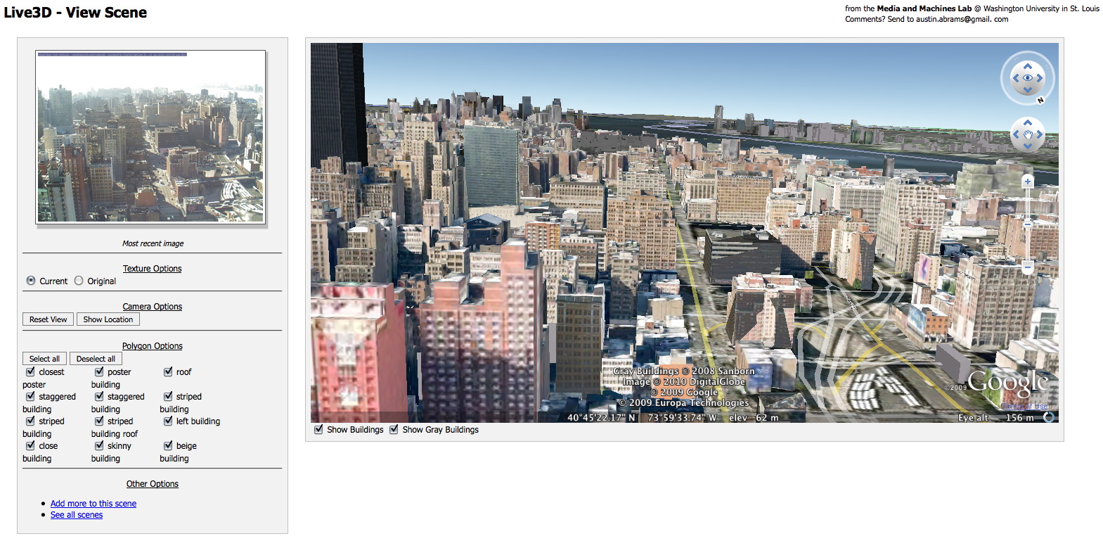 Google Earth Live View App