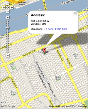 Google Maps App Address Book