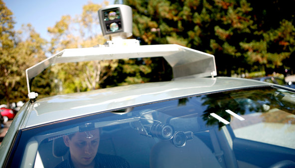 Google Maps Car Driverless