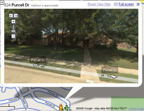 Google Maps Street View Of My House