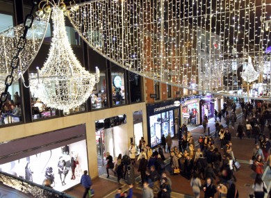 Grafton Street Christmas Lights