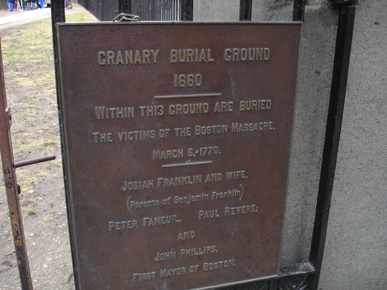 Granary Burying Ground Haunted