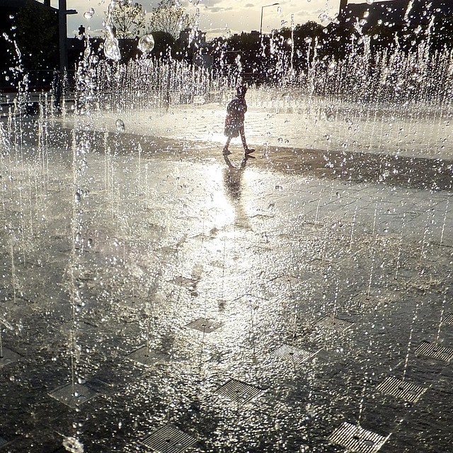 Granary Square Fountains
