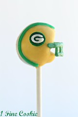 Green Bay Packers Cake Pops