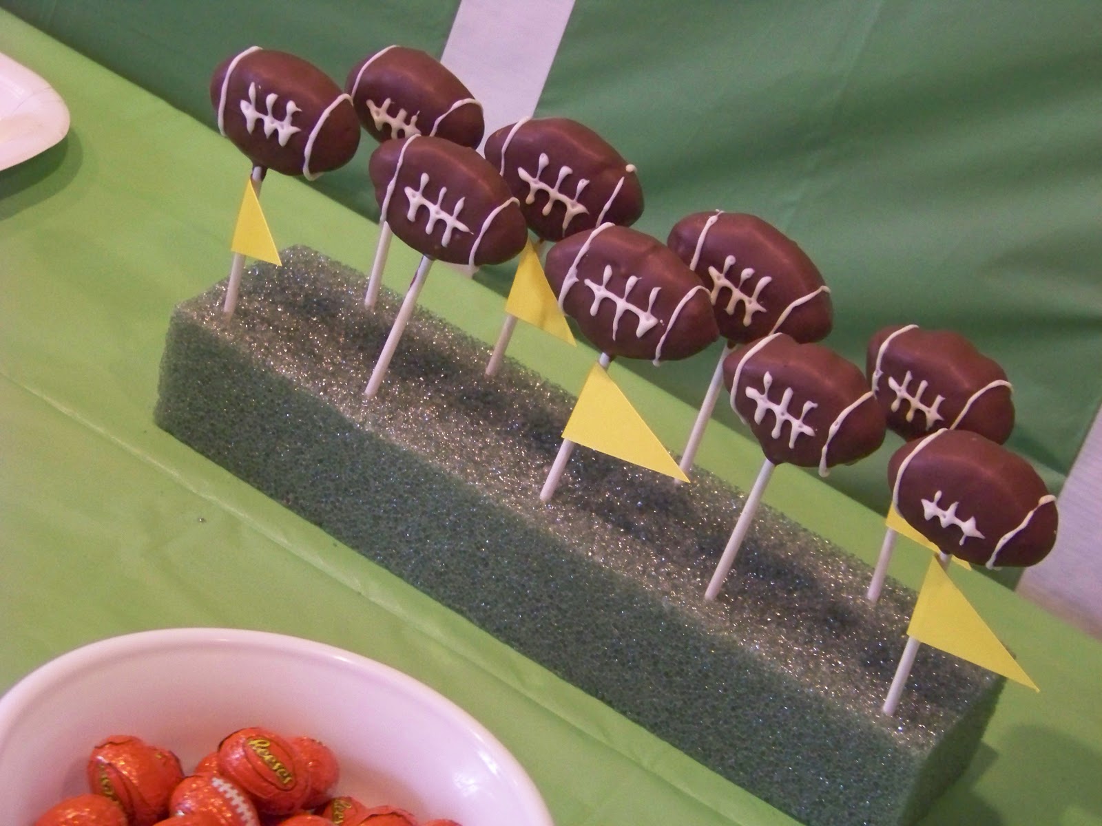 Green Bay Packers Cake Pops