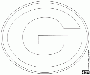 Green Bay Packers Helmet Coloring Page