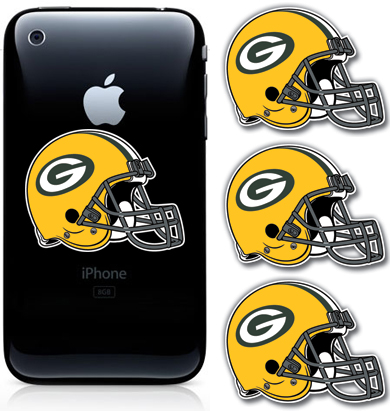 Green Bay Packers Helmet Decals