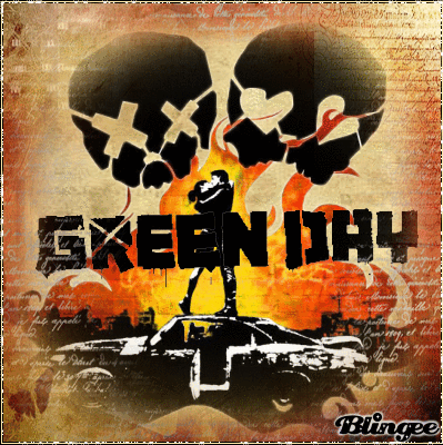 Green Day 21st Century Breakdown Skulls