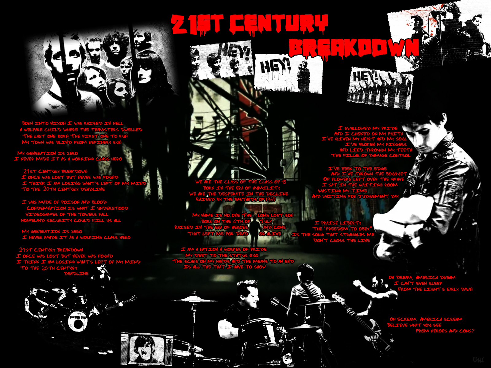 Green Day 21st Century Breakdown Wallpaper