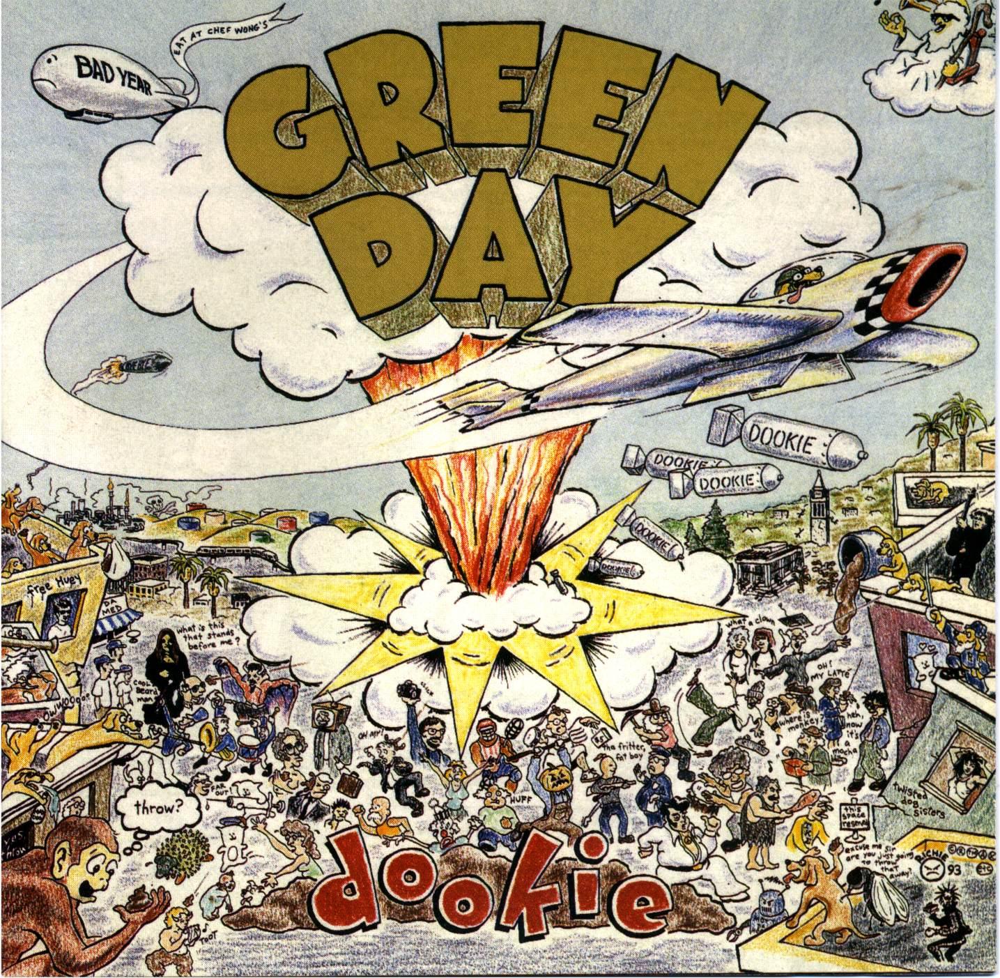 Green Day Dookie Album Cover
