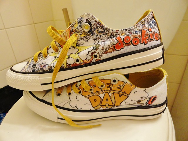 Green Day Dookie Shoes