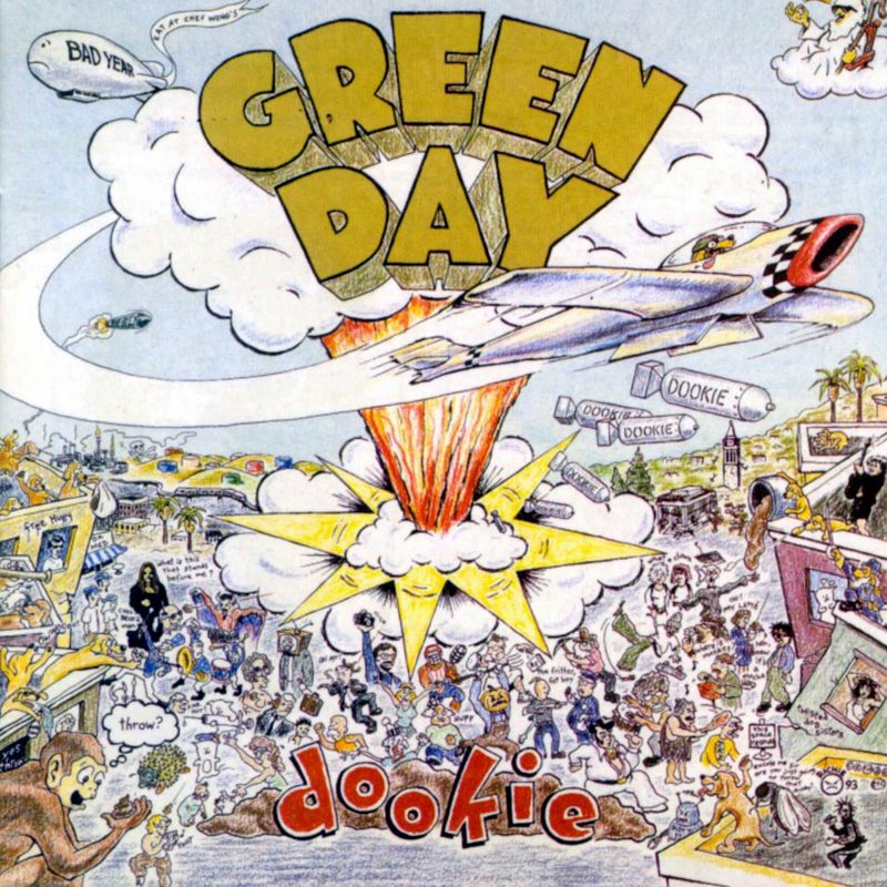 Green Day Dookie Shoes