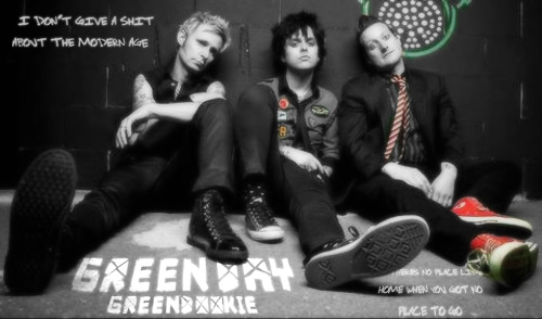 Green Day Logo Black And White