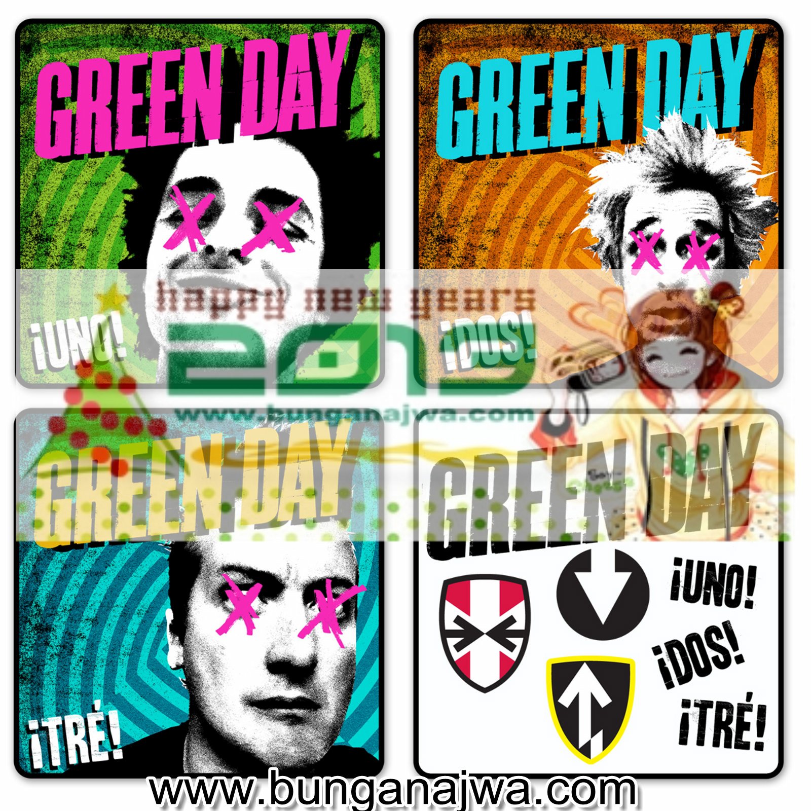 Green Day Uno Dos Tre Box Set