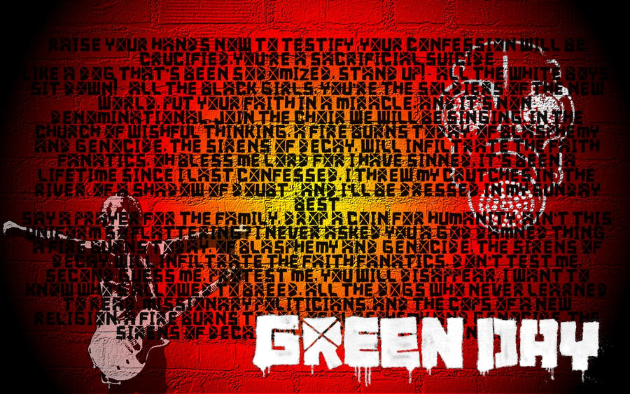 Green Day Wallpaper 2009