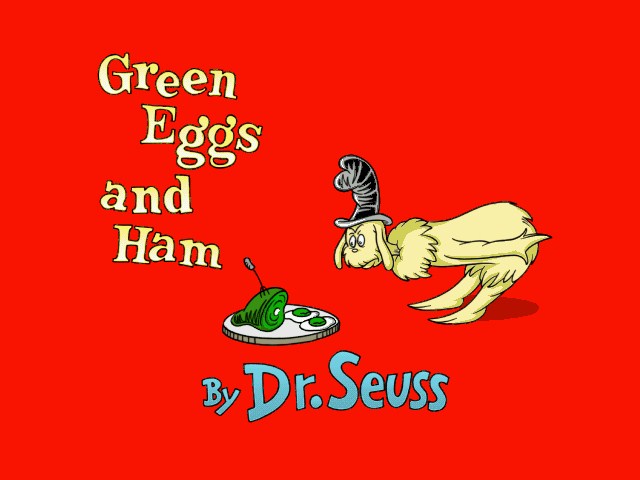 Green Eggs And Ham Book Cover