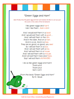 Green Eggs And Ham Coloring Pages Free