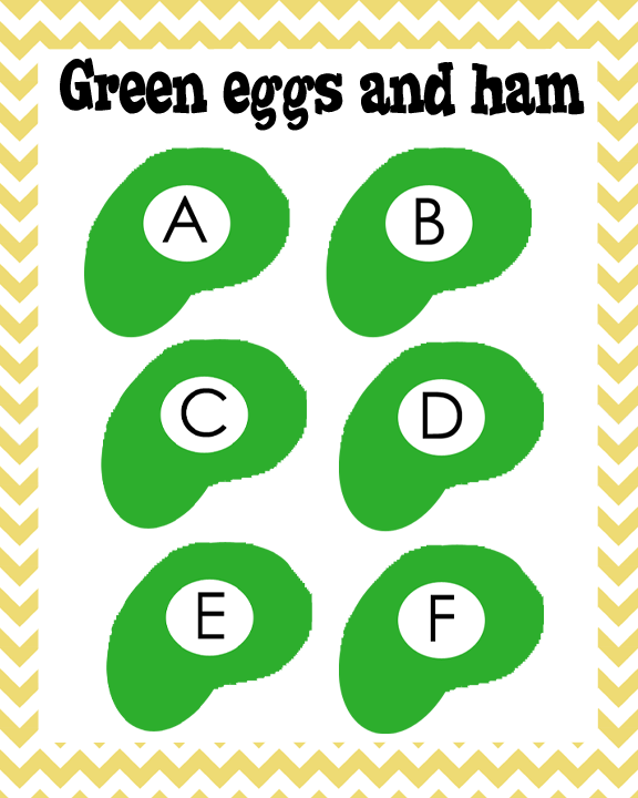 Green Eggs And Ham Craft Pinterest