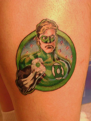 Green Lantern Logo Tattoo
