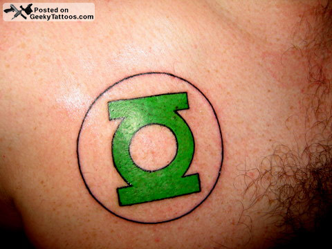 Green Lantern Logo Tattoo