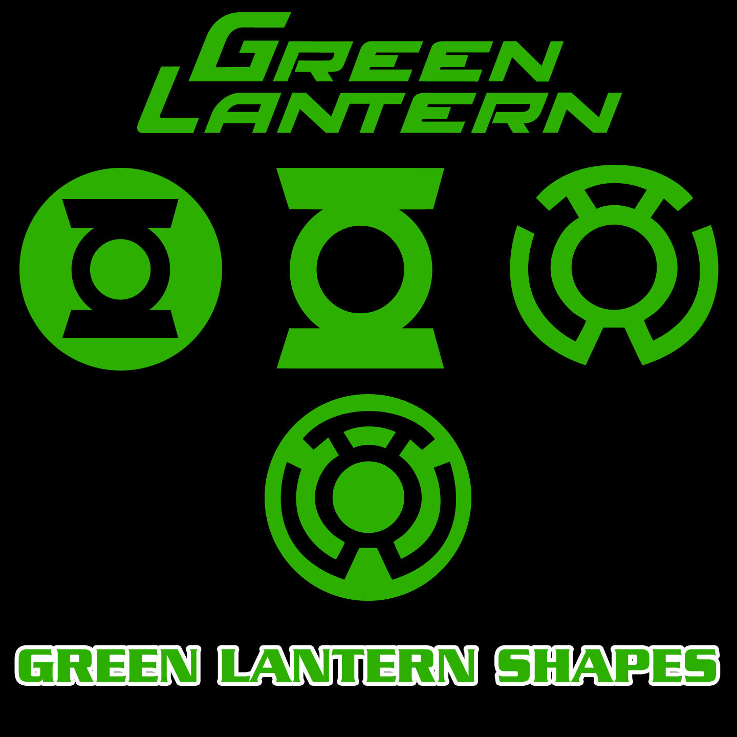 Green Lantern Logo Vector