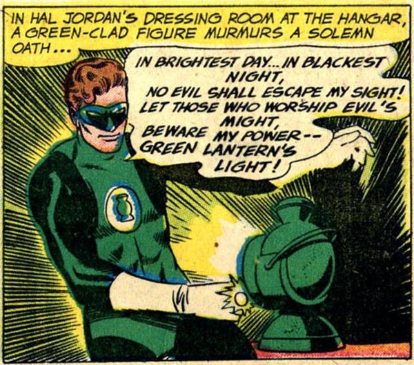 Green Lantern Oath Tattoo