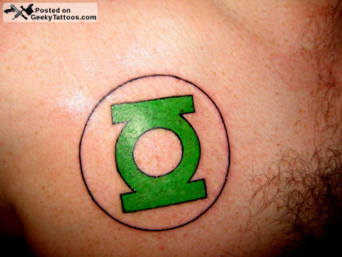 Green Lantern Symbol Tattoo