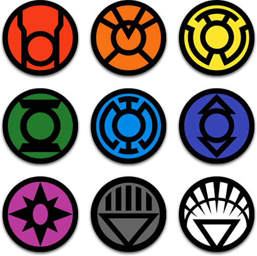 Green Lantern Symbols Colors