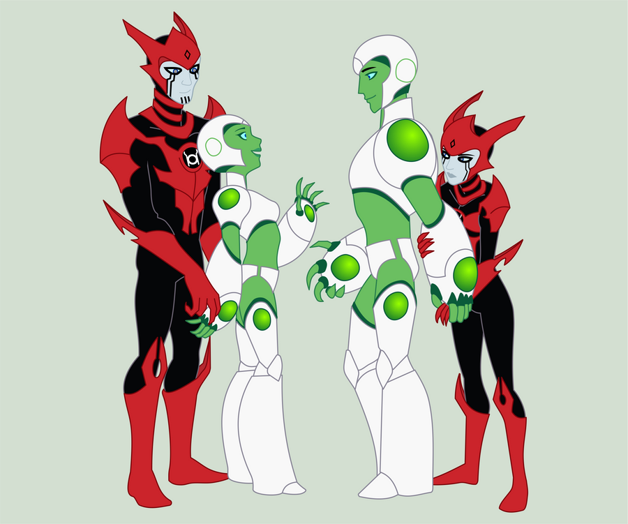 Green Lantern The Animated Series Aya And Razer