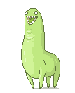 Green Llama Gif