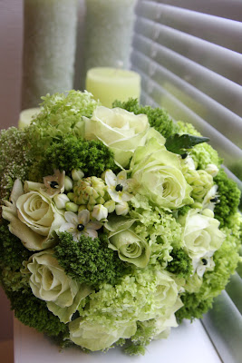 Green Rose Bouquet