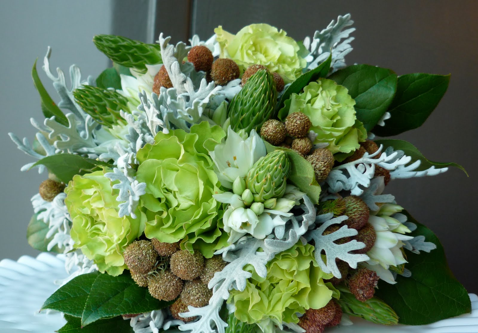 Green Rose Bouquet