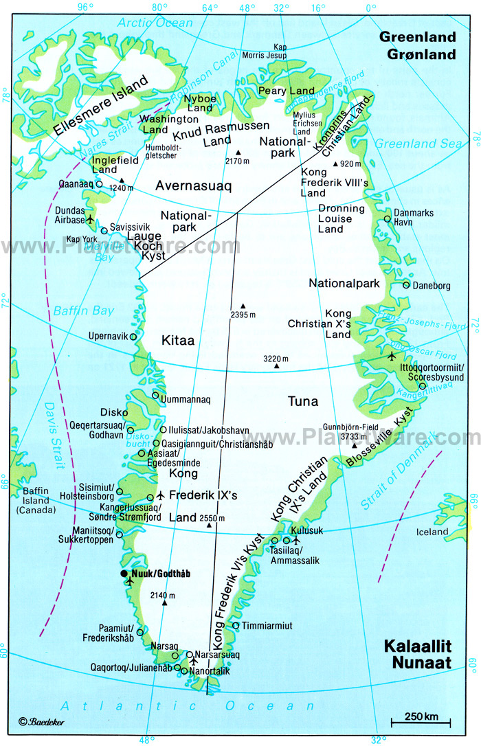 Greenland Map