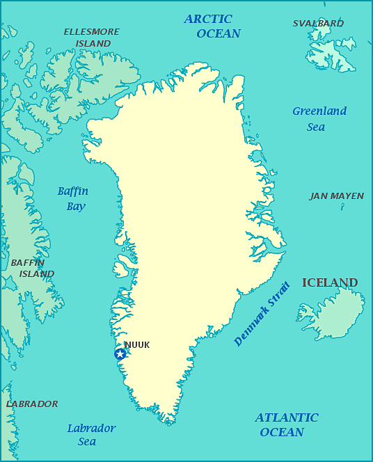 Greenland Map