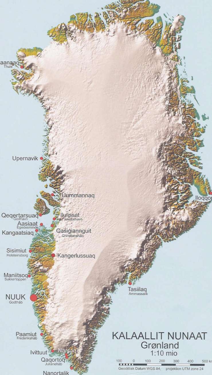 Greenland Map