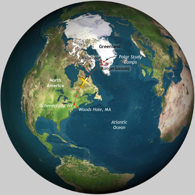 Greenland Map Of The World