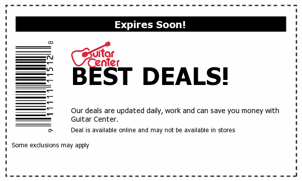 Guitar Center Store Coupons