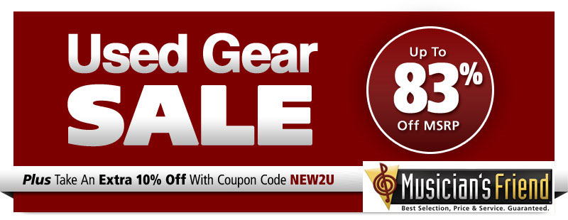 Guitar Center Used Gear Coupon Code
