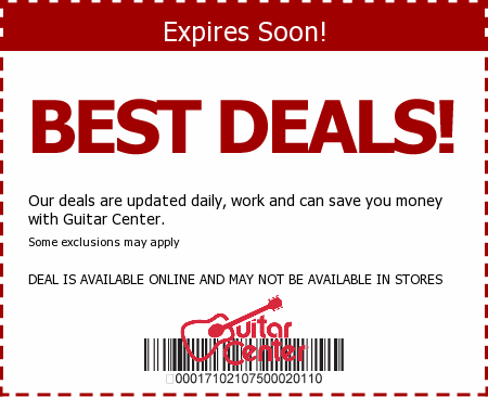 Guitar Center Used Gear Coupon