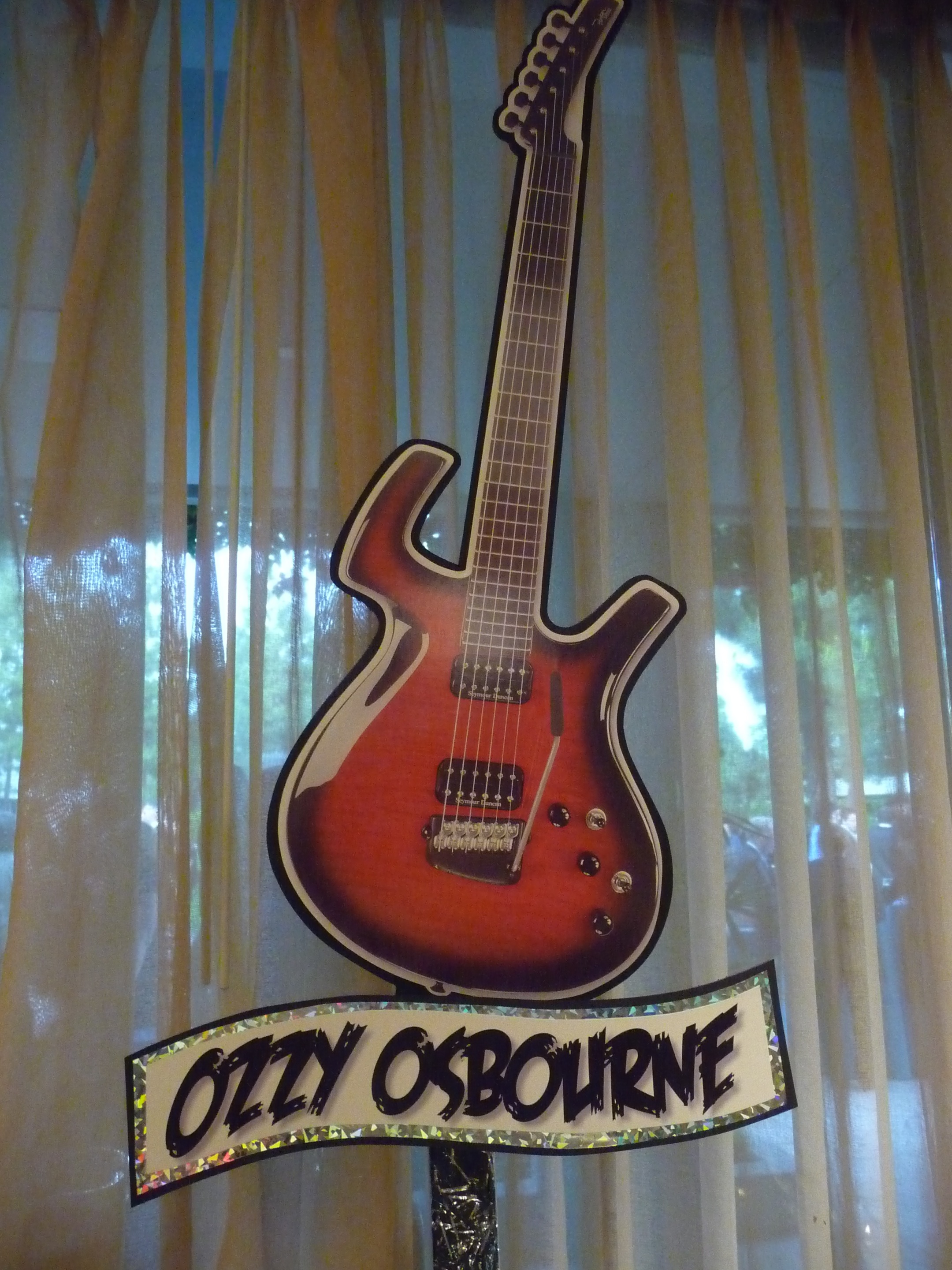 Guitar Centerpieces For Bar Mitzvah