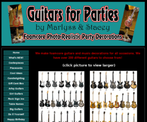 Guitar Centerpieces For Bar Mitzvah