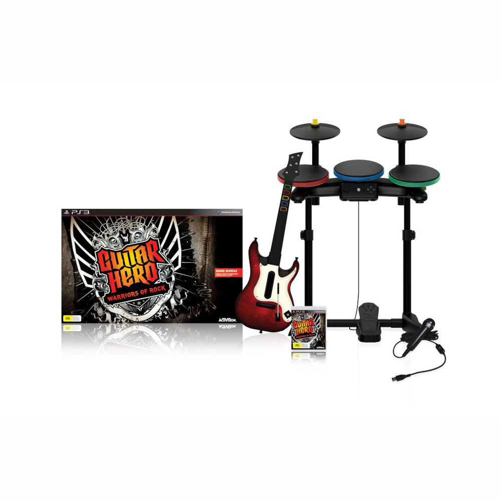 Guitar Hero Warriors Of Rock Super Bundle Ps3