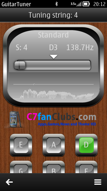 Guitar Tuner Application For Symbian
