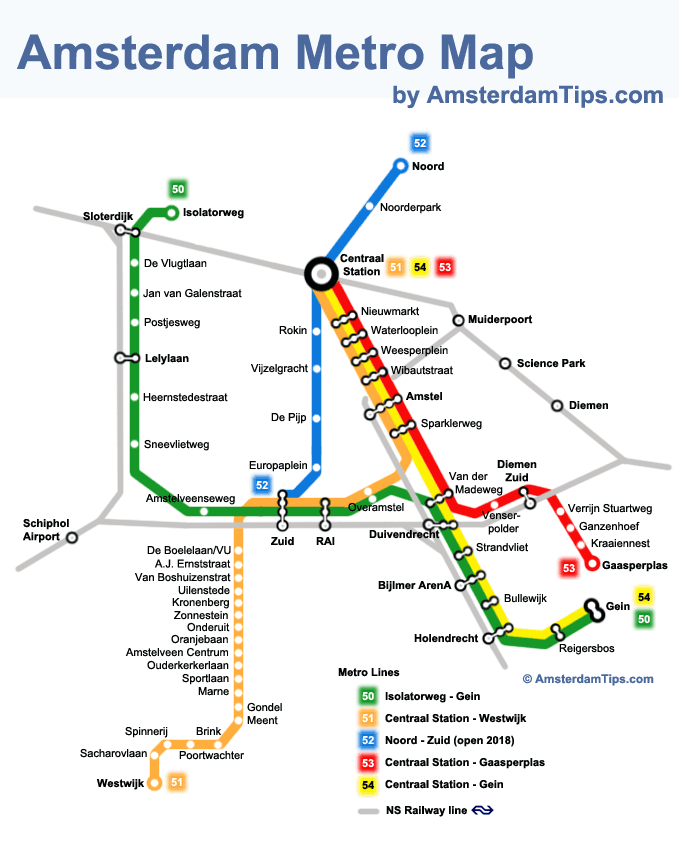 Gvb Amsterdam Map