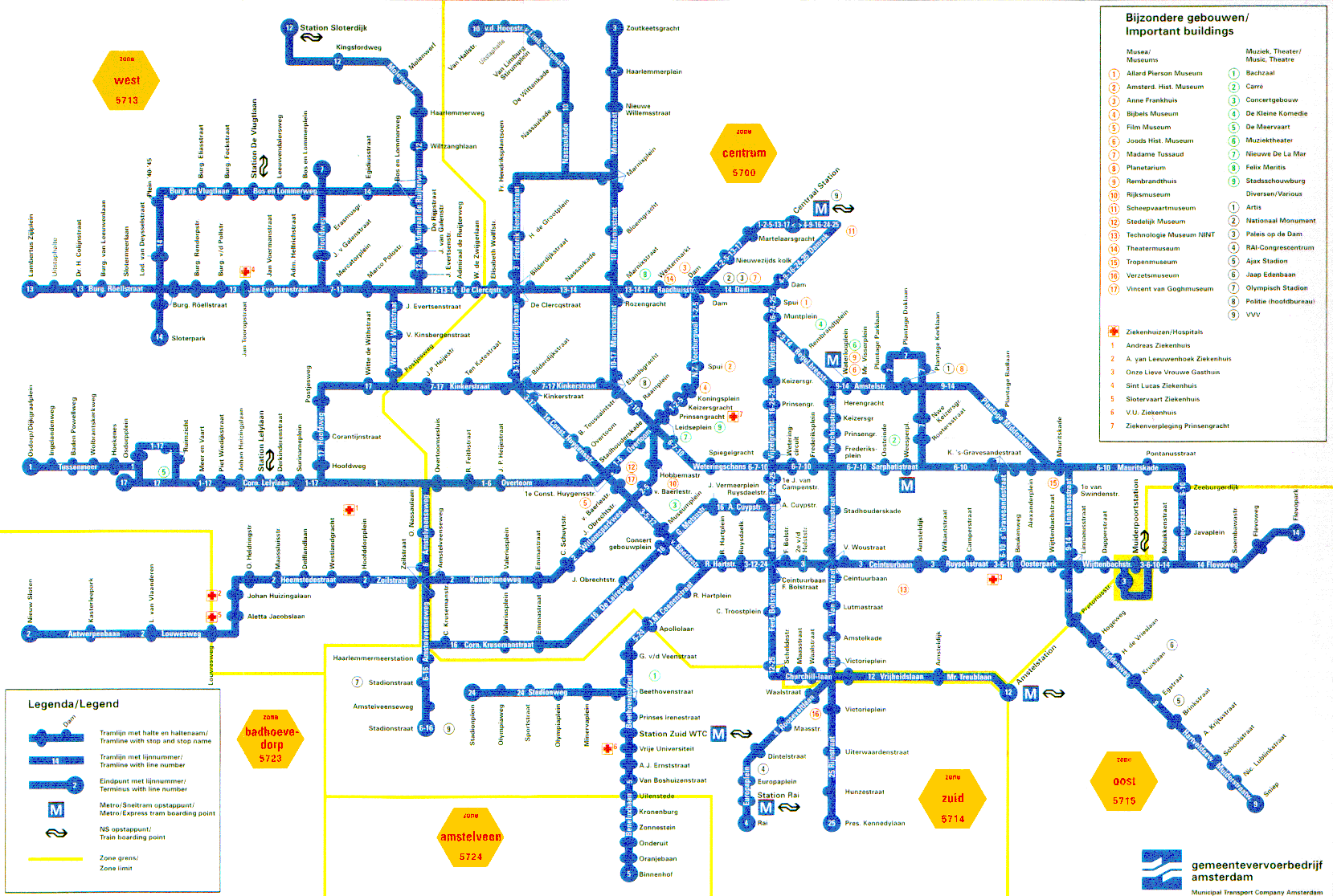 Gvb Tram Map