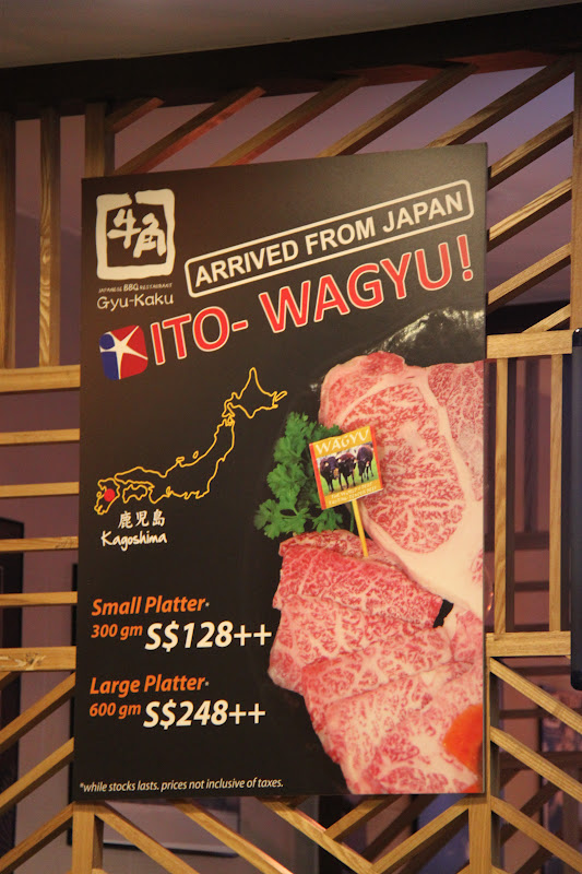 Gyu Kaku Singapore Menu Price