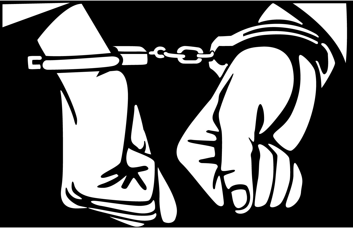Handcuffs On Hands