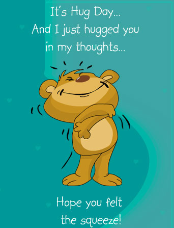 Happy Hug Day Messages For Friends